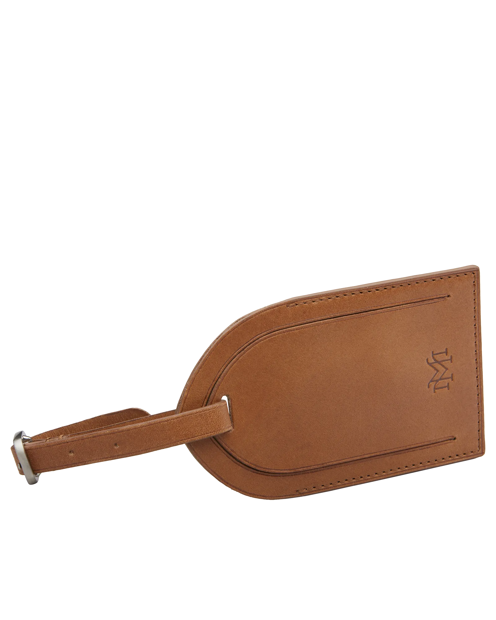Luton Leather Nametag Cognac